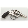 Image 2 : H&R Arms Co. Model 1904 DA revolver, .38 S&W cal., 2-1/2” octagon barrel, nickel finish, checkered b