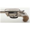 Image 4 : H&R Arms Co. Model 1904 DA revolver, .38 S&W cal., 2-1/2” octagon barrel, nickel finish, checkered b