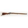 Percussion Schutzen rifle, .45 cal., 32-1/2” heavy barrel, brown finish, wood stock, iron mountings 