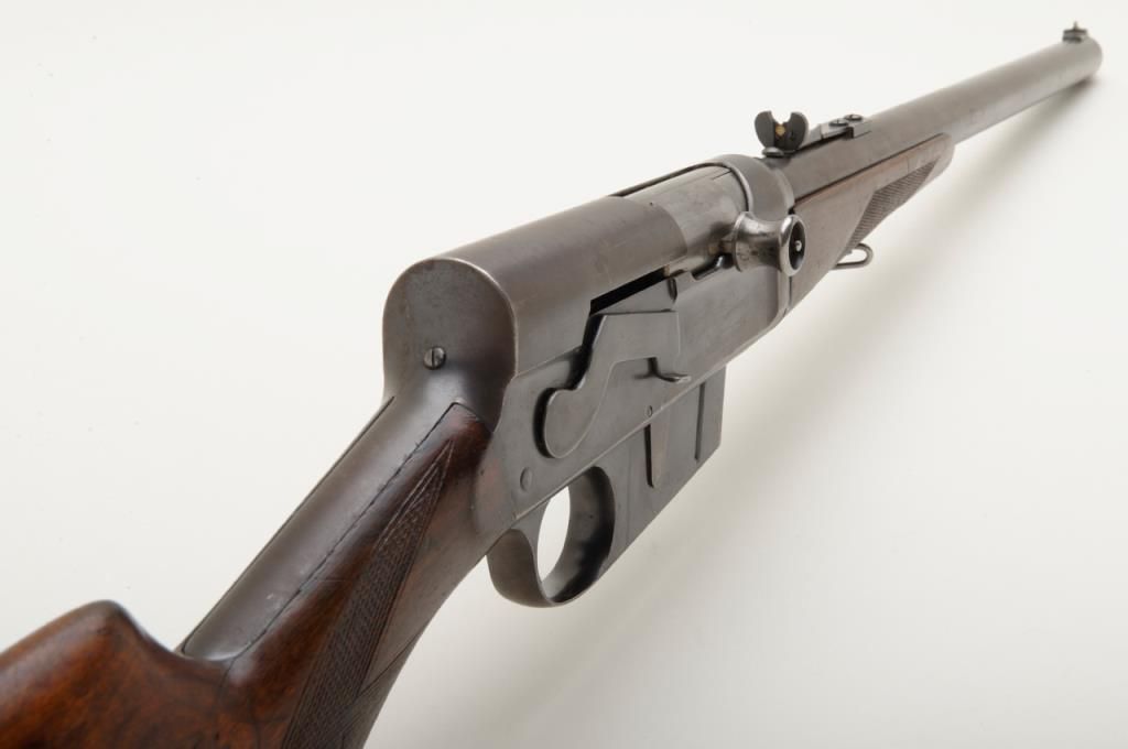 Early Remington Model 8 semi-automatic rifle in .35 Remington caliber ...