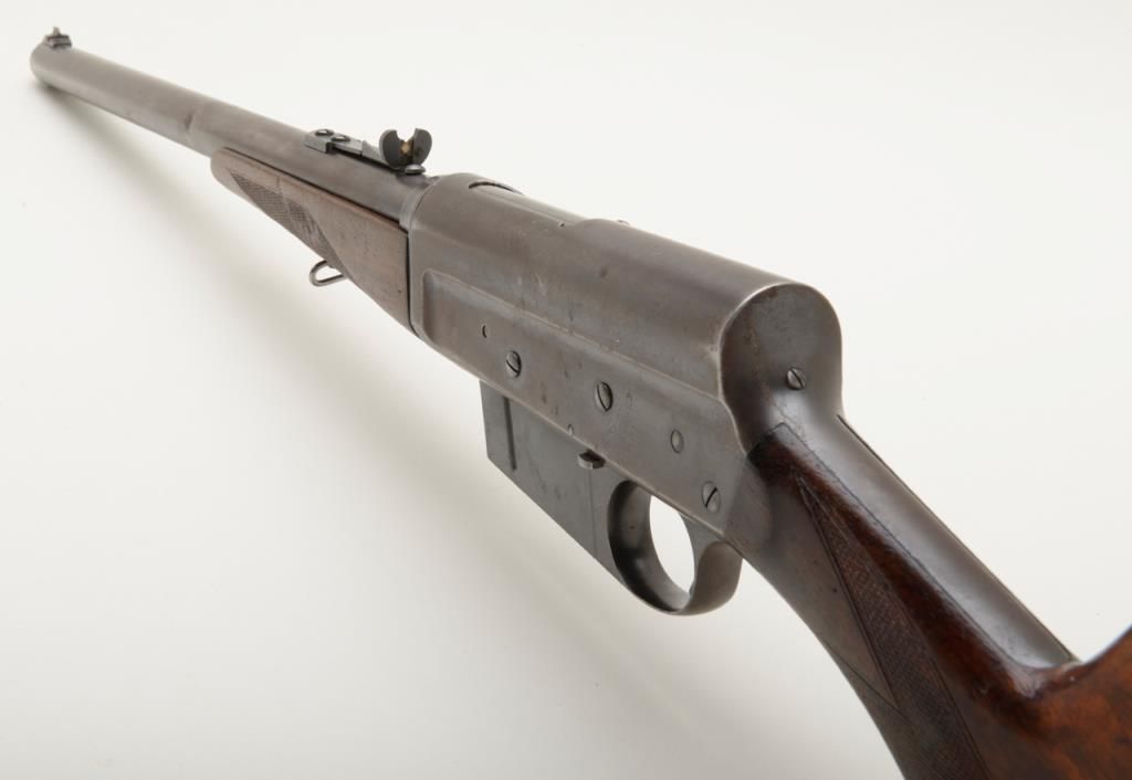 Early Remington Model 8 semi-automatic rifle in .35 Remington caliber ...