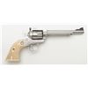Image 1 : Ruger New Model Single-Six, .22 long rifle caliber, single action stainless steel revolver with 6 ½”