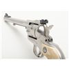 Image 7 : Ruger New Model Single-Six, .22 long rifle caliber, single action stainless steel revolver with 6 ½”
