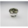 Image 3 : Unique Designer Green Quartz Ring with Tropical Leaf Motif very well made (looks like DAVID YURMAN) 