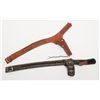 Image 1 : Viking holster rig along with a Western style rig by One-Eyed Jack. Est.: $100-$200.