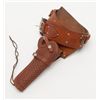 Image 3 : Viking holster rig along with a Western style rig by One-Eyed Jack. Est.: $100-$200.