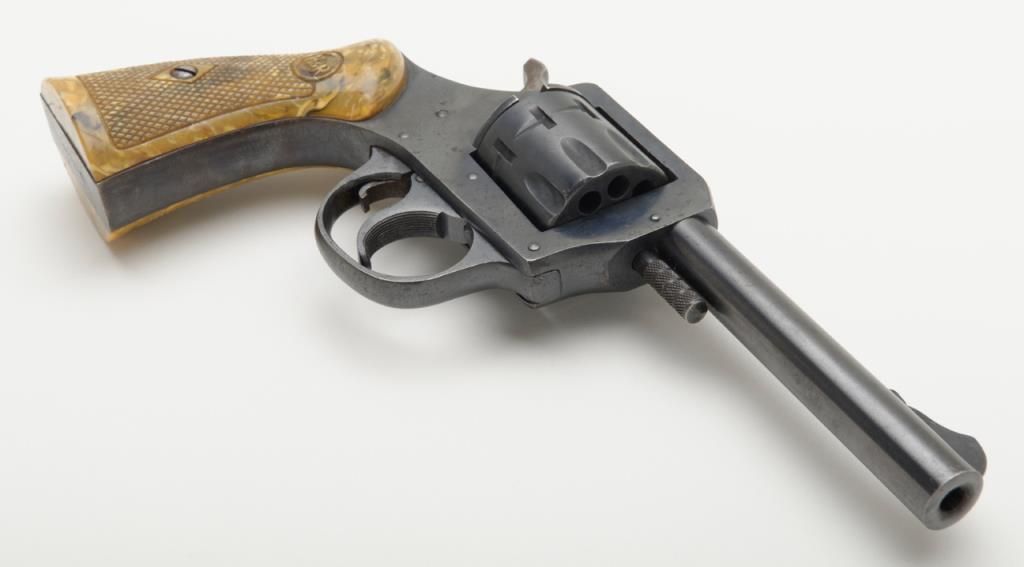 H&R model 922, .22 long rifle caliber 9 shot revolver with factory 4 ...