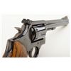 Image 7 : Smith & Wesson Model 14-3 DA revolver, .38 Special cal., 6” pinned barrel, blue finish, custom wood 