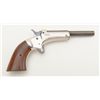 J. Stevens A & T Co. Single Shot pistol, .22 cal., 3-1/2” barrel, blue and nickel finish, wood grips