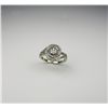 Image 1 : Captivating Swirl Design Diamond Ring with 72 round brilliant cut diamonds weighing approx. 1.00 car
