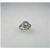 Image 2 : Captivating Swirl Design Diamond Ring with 72 round brilliant cut diamonds weighing approx. 1.00 car