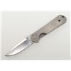 Image 7 : Chris Reeves large Sebenza folding knife, #8 in very good + used condition. Est.: $100-$175.