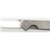 Image 8 : Chris Reeves large Sebenza folding knife, #8 in very good + used condition. Est.: $100-$175.