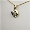 Image 2 : Gorgeous Diamond Pendant with round brilliant cut center diamond weighing approx. 0.65 carats with H