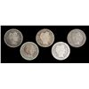 Lot of 5 Barber dimes: 1892-O, 1899-O, 1900-S, 1893-P and 1893-O; all scarcer dates; all ungraded bu