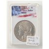 Morgan Silver Dollar 1885-0 MS66 grade by USA Grading Services in slab. Est.: $55-$110.