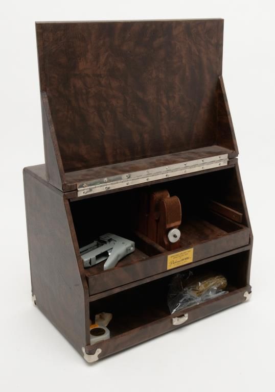 Lot of 2 handgun shooting range boxes including a Pachmayr box with ...