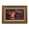 Image 1 : Print entitled “Golden Retreat” artwork by Terry Redlin with NRA medallion inset. Nicely framed and 