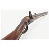 Image 6 : Half stocked percussion plains rifle, .38 cal., 33” octagon barrel, Golcher lock, double set trigger