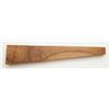 Image 1 : A 38 ½” stock blank which the consigner states is Oregon Myrtle. A dense, heavy blank showing great 