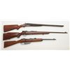 Image 1 : Lot of 3 long arms. Number 1 Italian Carcano rifle in 6.5 mm caliber missing bayonet in fair to good