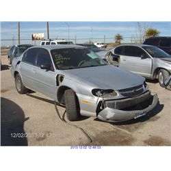 2001 - CHEVROLET MALIBU