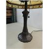 Image 3 : CONTEMPORARY VICTORIAN STYLE SLAG GLASS, LEAD LAMP