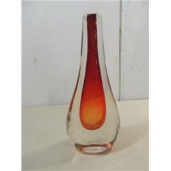 MID-CENTURY MODERN ART GLASS VASE BY SAO MARCOS