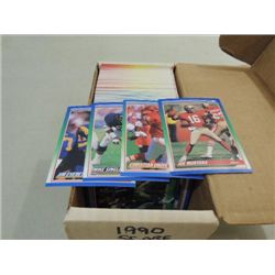 1990 SCORE FOOTBALL PLAYER CARDS BUILT SET