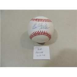RAWLINGS BASEBALL AUTOGRAPHED BOB FELLER NO COA.