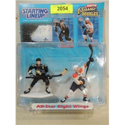 2000 STARTING LINEUP HOCKEY FIGURE JAGR & BURE