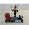 Image 1 : REPRODUCTION CAST IRON ACTION COIN BANK TRICK DOG