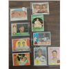 Image 1 : LOT 9 1950S & 60S TOPPS & FLEER  BASEBALL CARDS