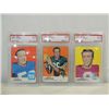 Image 1 : LOT 3 1969 TOPPS #101, 33, 106 GRADE FOOTBALL CARD