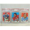 Image 1 : LOT 3 1969 TOPPS #144, 110, 73 GRADE FOOTBALL CARD