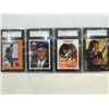 Image 1 : LOT 4 GRADED ELTON BRAND BASKETBALL ROOKIE CARDS: