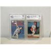 Image 1 : LOT 2 BCCG GRADED BASEBALL CARDS: 2000 TOPPS #T91&