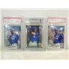 Image 1 : LOT 3 1999 COREY PATTERSON GRADED BASEBALL CARDS