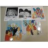 Image 1 : LOT 7 THE SIMPSONS PROMO PHOTOS, 2 B&W, 3 COLOR