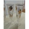 Image 2 : LOT 6 MID-CENTURY SALDON BARWARE PILSNER GLASSES: