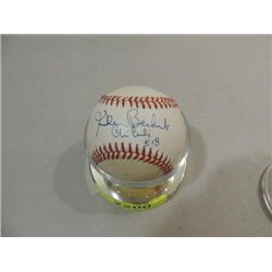 RAWLNGS BASEBALL AUTOGRAPHED GLEN BECKERT