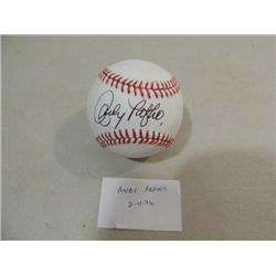 RAWLINGS BASEBALL AUTOGRAPHED ANDY PAFKO