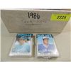 Image 2 : LOT 37 TEAM PACKS 1986 TOPPS BASEBALL PLAYER CARDS