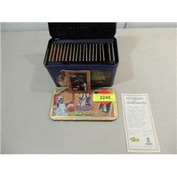 1995 SET OF 20 CLASSIC METAL EMBOSSED BASKETBALL