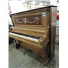 Image 2 : ANTIQUE SCHUMANN #10591 QTR SAW OAK UPRIGHT PIANO