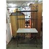 Image 2 : CONTEMPORARY WROUGHT IRON BAKERS RACK & WINE RACK