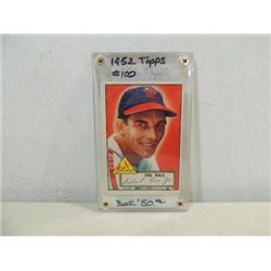 1952 TOPPS #100 BASEBALL PLAYER CARD DEL RICE