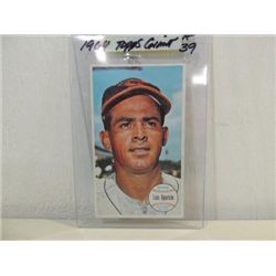 1964 TOPPS #39 GIANT BASEBALL CARD LUIS APARICIO