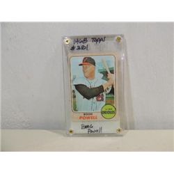 1968 TOPPS #381 BASEBALL PLAYER CARD BOOG POWELL