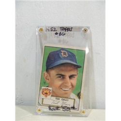 1952 TOPPS #86 BASEBALL PLAYER CARD TED GRAY